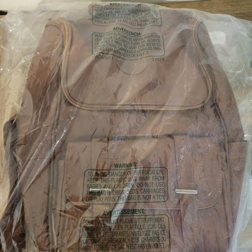 Brown Laptop Backpack - image 3